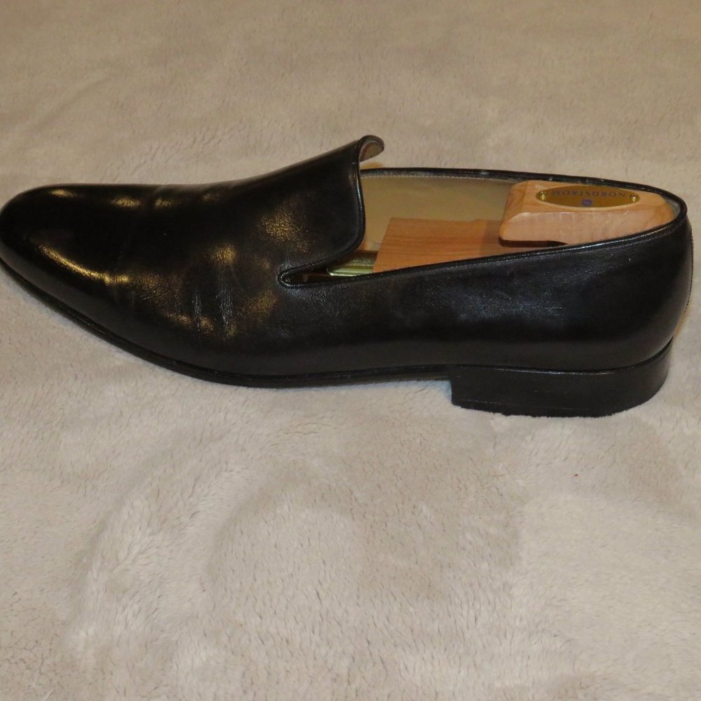 Berluti Atelier Sur Mesure Bespoke Black Leather Venetian Loafers US 11 UK 10 - Picture 4 of 10